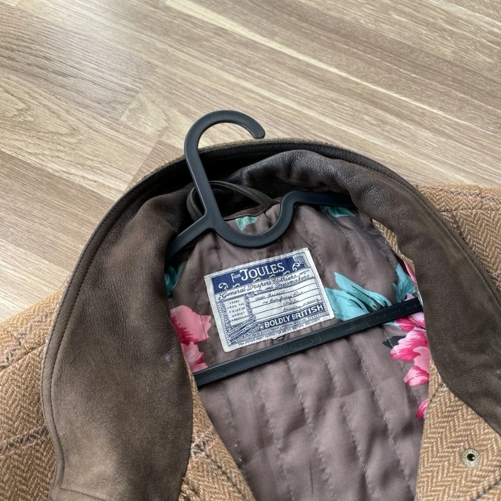 JOULES Women's Fieldcoat Tweed Country Jacket in Harkworth Tweed, Size UK 20 - Picture 3 of 12